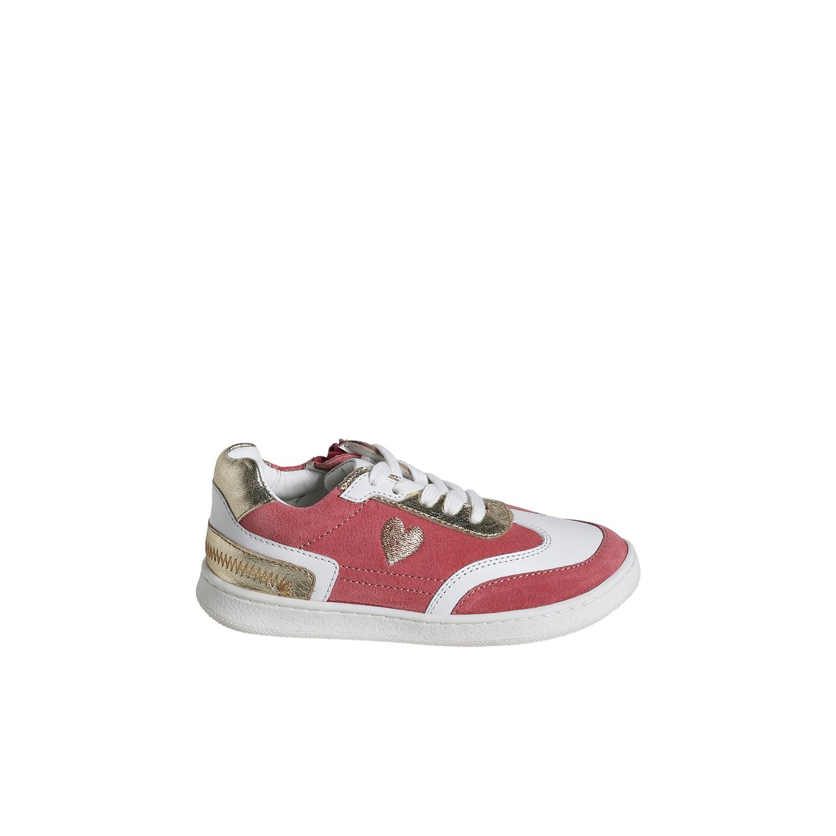 Baskets en cuir collection maternelle lot rose, VERTBAUDET