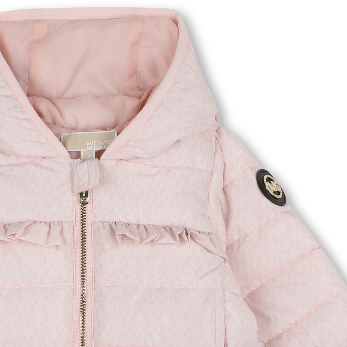 Doudoune à capuche pale blush, MICHAEL KORS