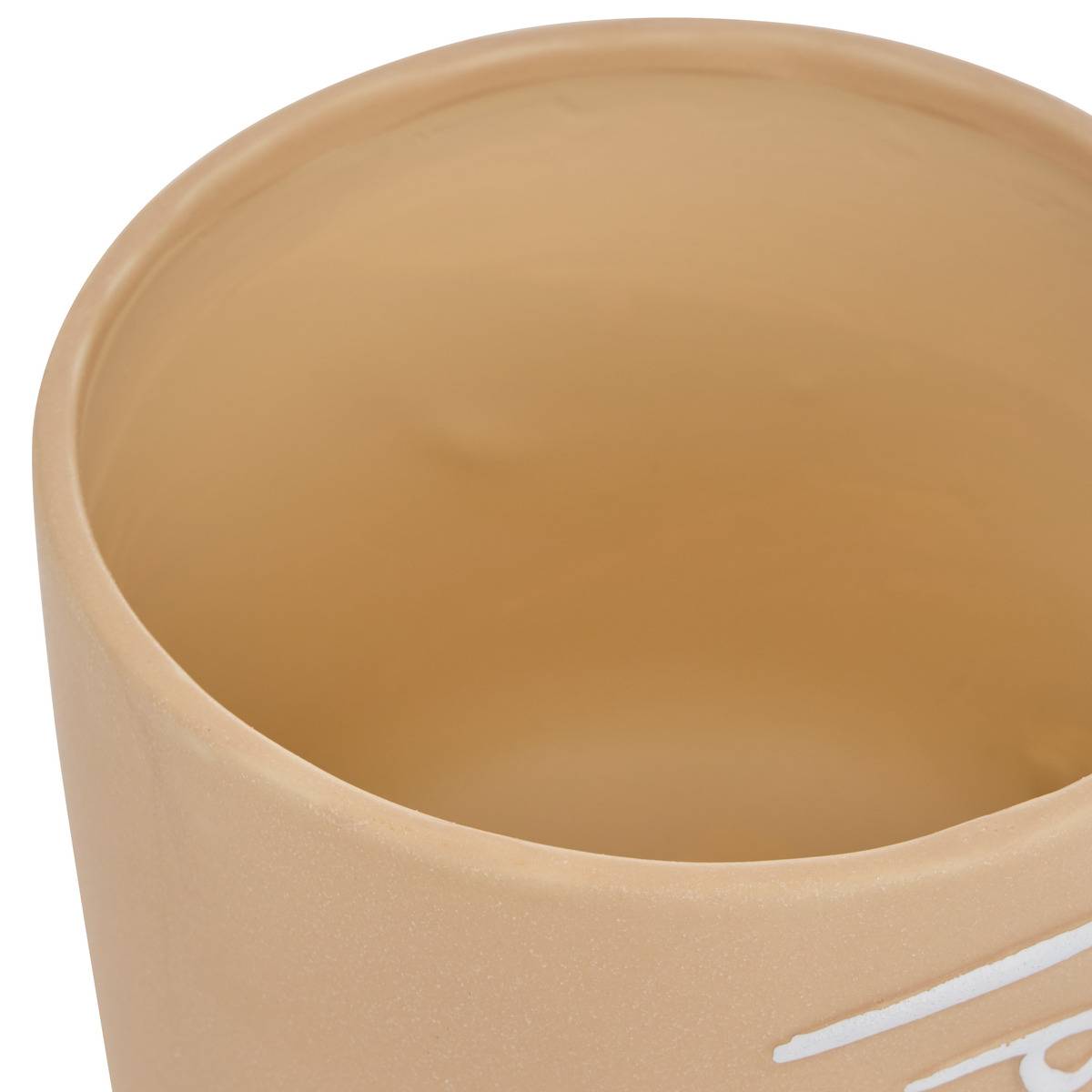 Cache-pot PAM blanc, ATMOSPHERA