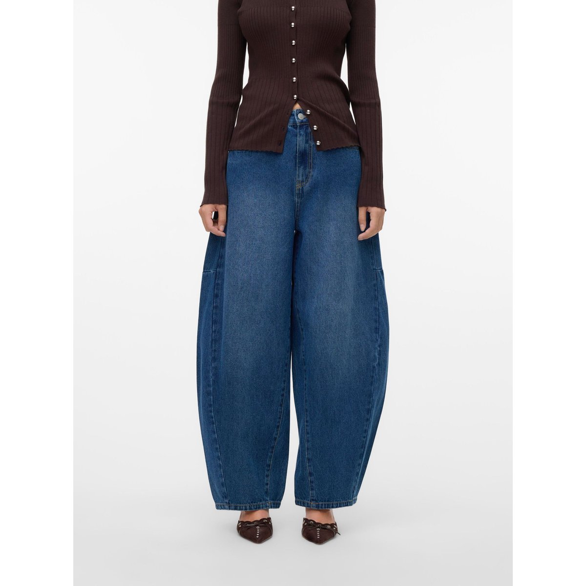 Jean Mom dark blue denim, VERO MODA