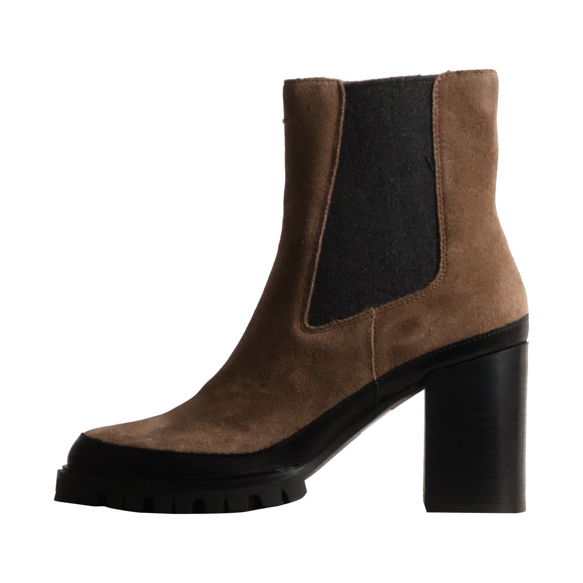 Bottine Cuir Mila taupe, EMILIE KARSTON