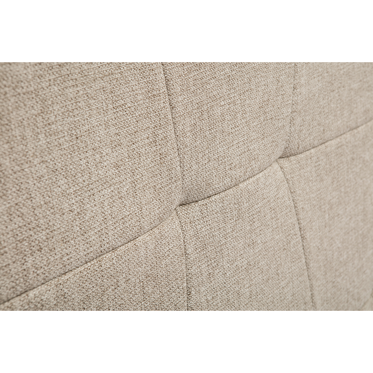 Tête de lit en tissu taupe L170 cm SUKA taupe, MILIBOO