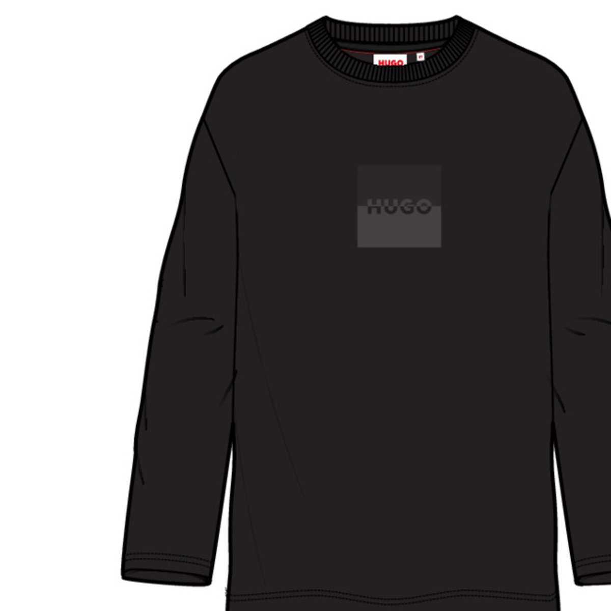 T-shirts à manches longues black, HUGO KIDSWEAR