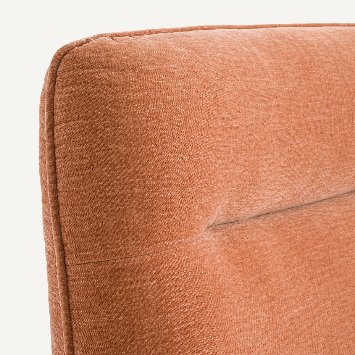 Poltrona in tessuto di velluto, HELMA terracotta, AM.PM