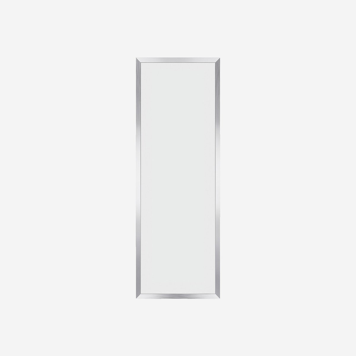 Miroir mural aluminium, acier inoxydable ELYO argenté, HABITAT