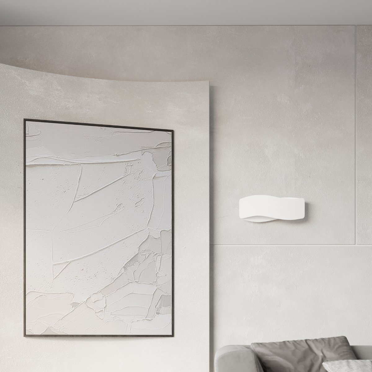 Applique Acier Blanc G9 2 Tila blanc, EDEN
