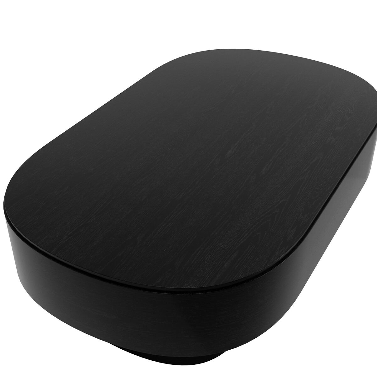 Vittoria Oval Wood Coffee Table black, ÉDITÉ