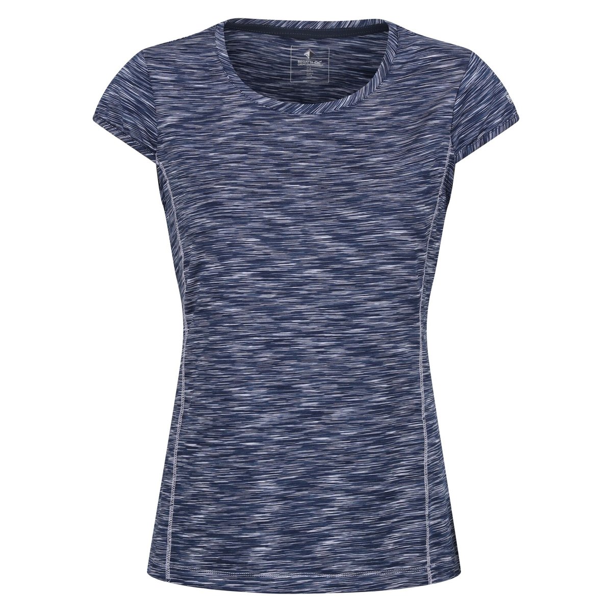 T-shirt chiné manches courtes HYPERDIMENSION bleu marine, REGATTA