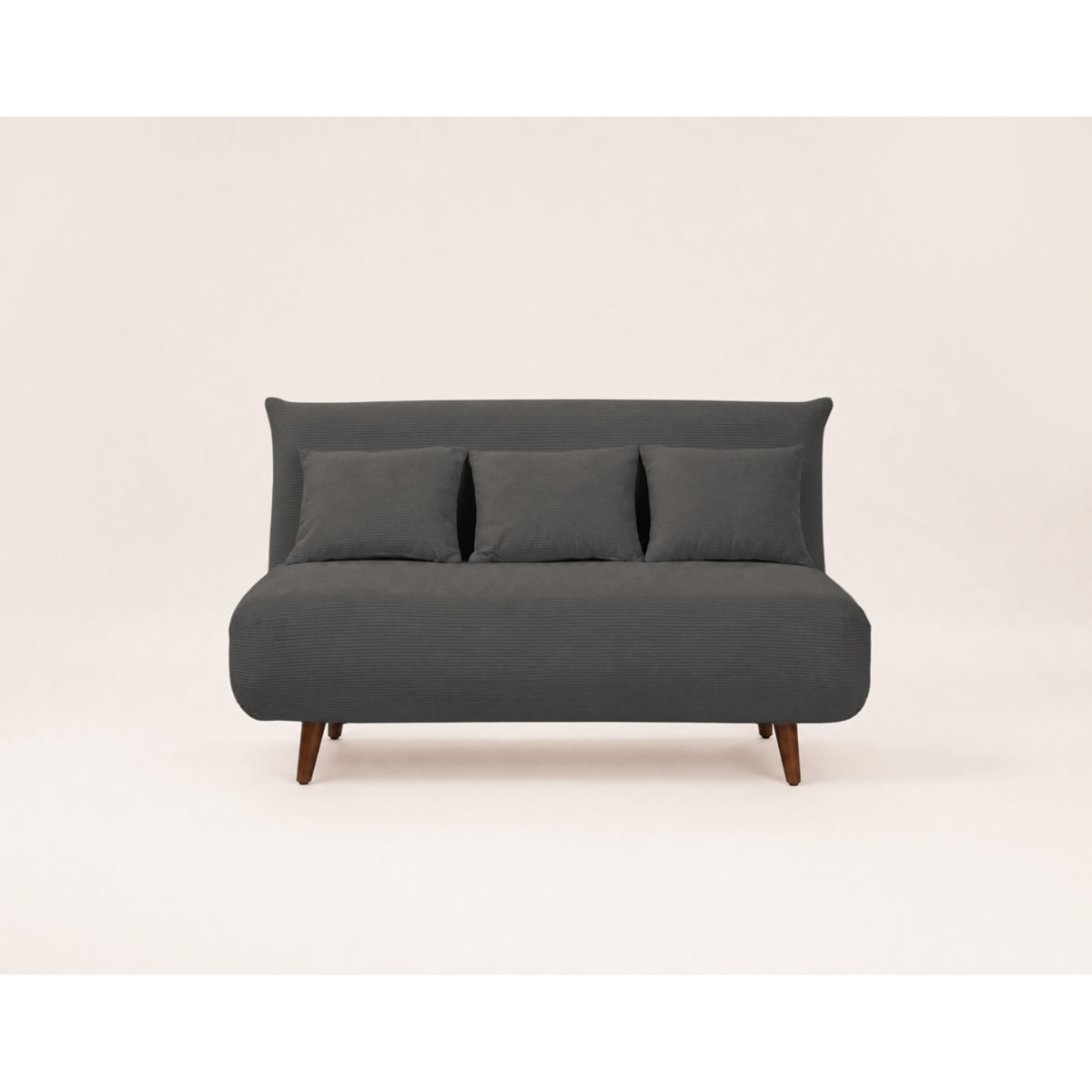 Banquette convertible clic-clac 2 places, LUMI gris, BEST MOBILIER