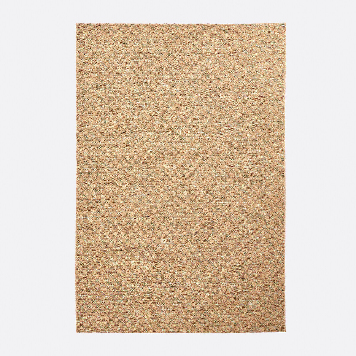 Tapis effet jute intérieur/extérieur Milas naturel/vert, LA REDOUTE INTERIEURS