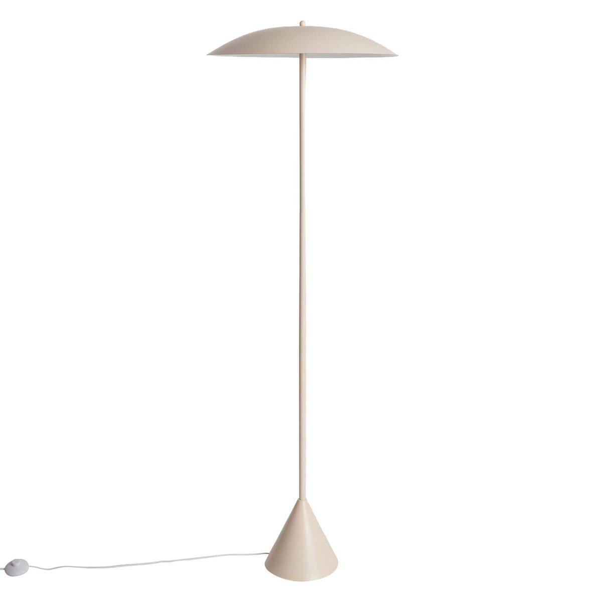Lampadaire intérieur métal Ø50cm LYSE beige, SWEEEK