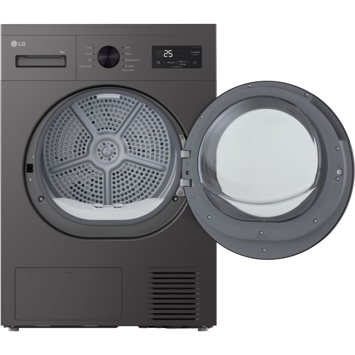 Sèche linge pompe à chaleur RH8N14SL graphite, LG