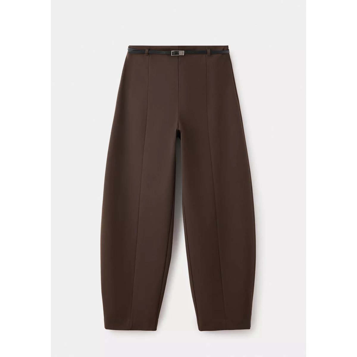 Pantalon barbelt marron, MANGO