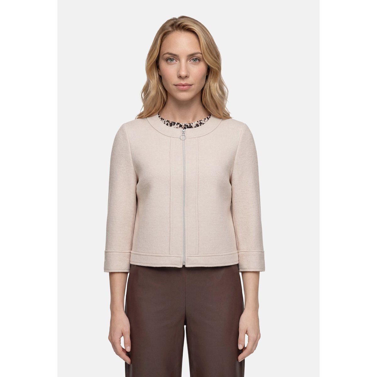 Veste blazer à manches 3/4 pastel sand, BETTY BARCLAY