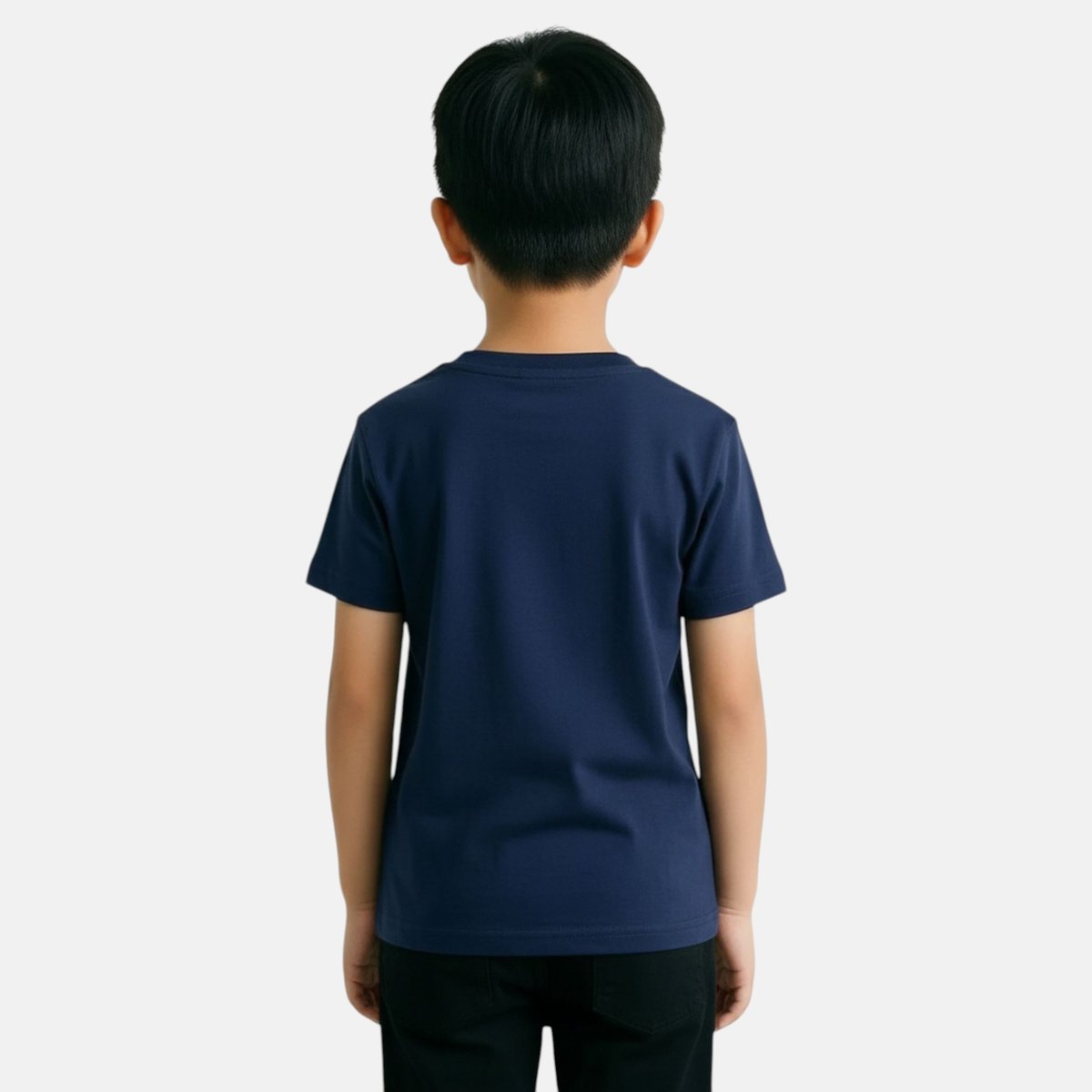 T-shirt manches courtes imprimé, col rond TEAM bleu marine, ELLESSE