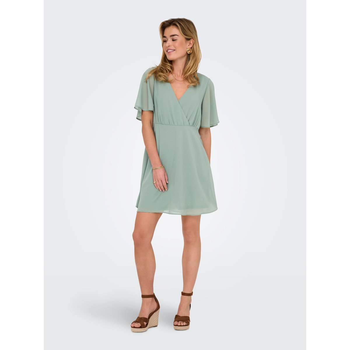 Robe chinois green, ONLY
