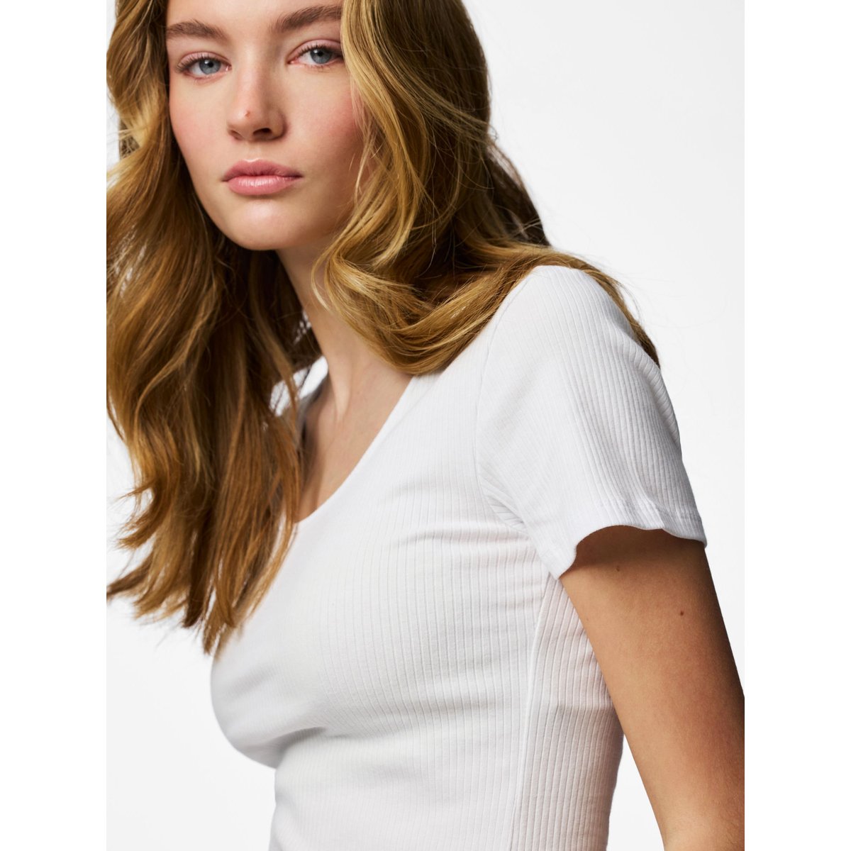 T-Shirt blanc - bright white1, PIECES