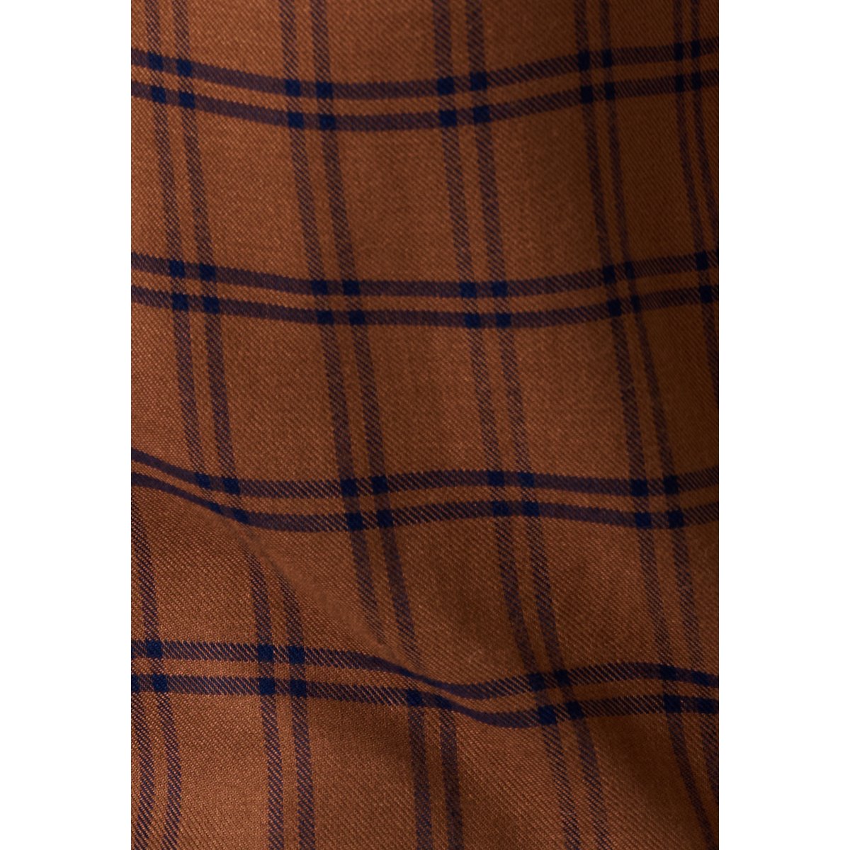 Blouse à carreaux marron carreaux, DAMART