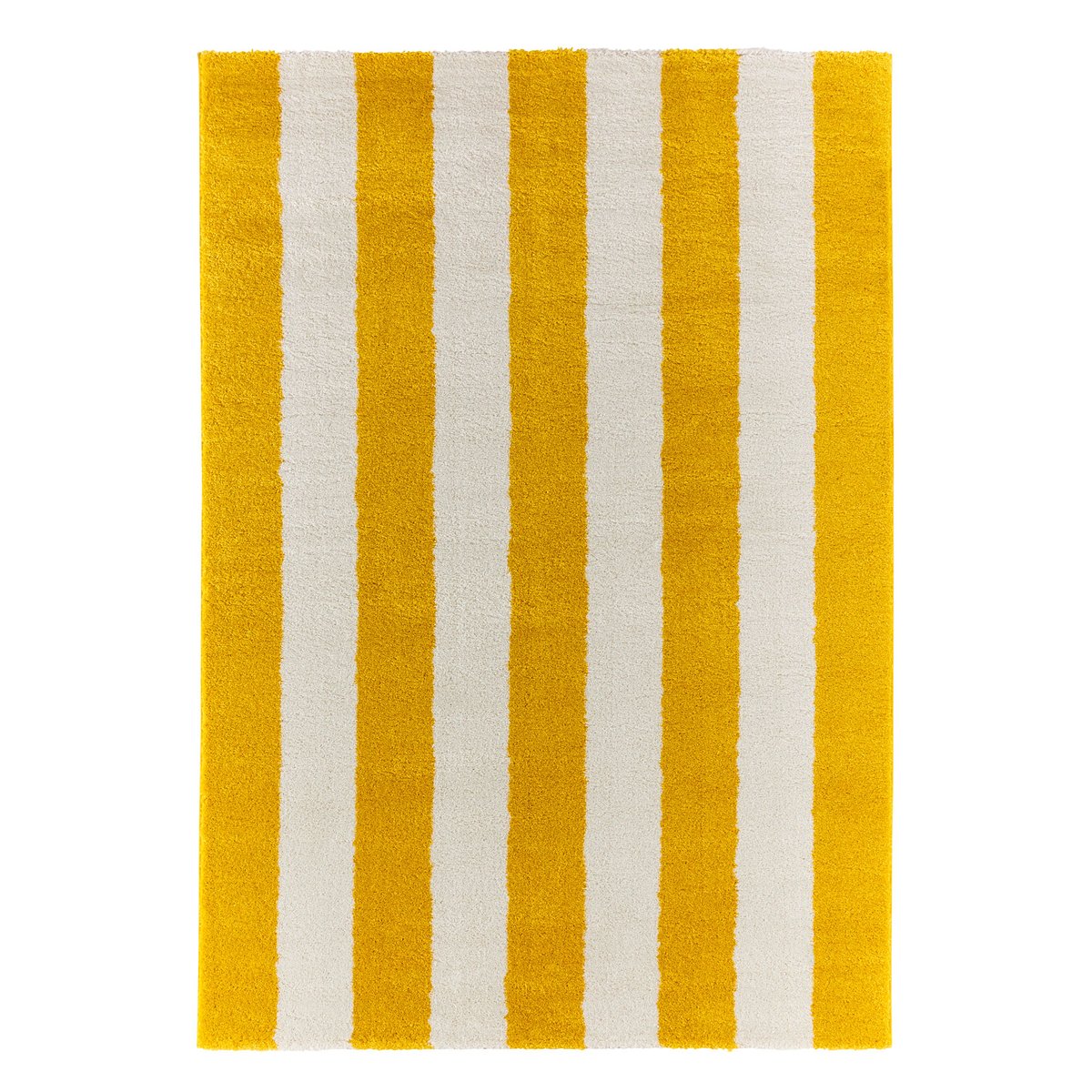 Tapis bicolore à rayures GROOVY jaune, NAZAR RUGS