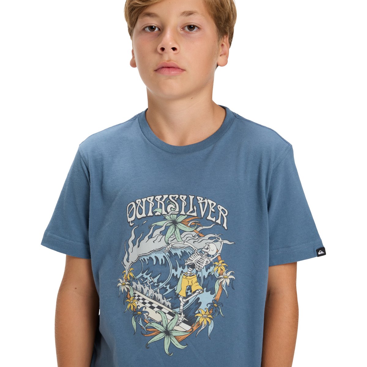 T-shirt à manches courtes EV IN WAVES bleu china blue, QUIKSILVER