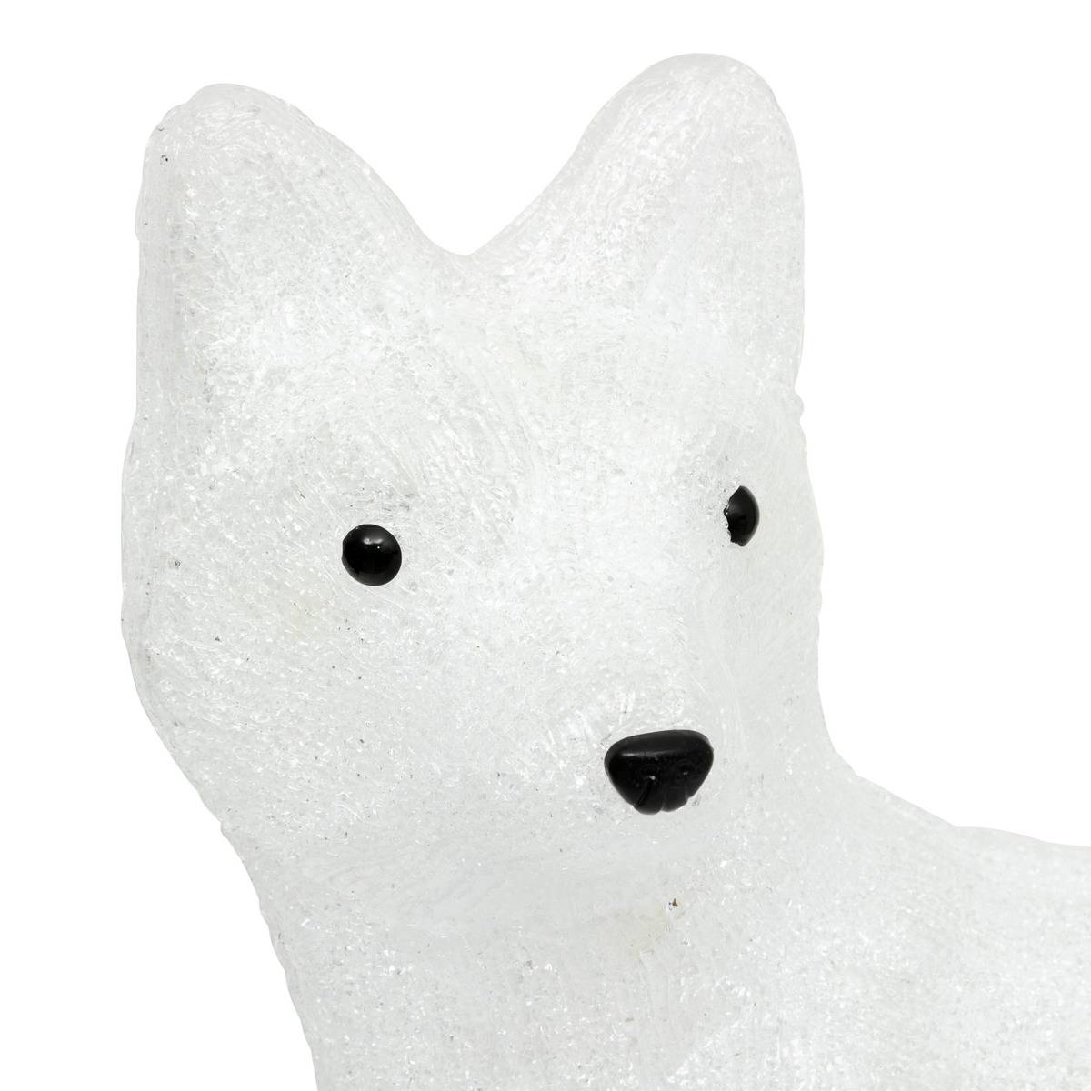 Forme acrylique extérieure renard 30 LED blanc, FEERIC LIGHTS & CHRISTMAS