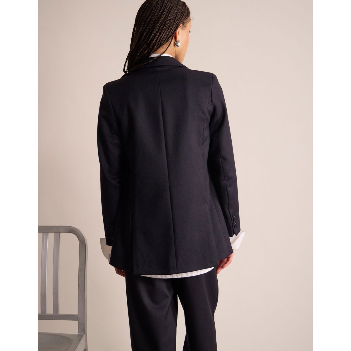 Veste bruna bleu, INES DE LA FRESSANGE PARIS