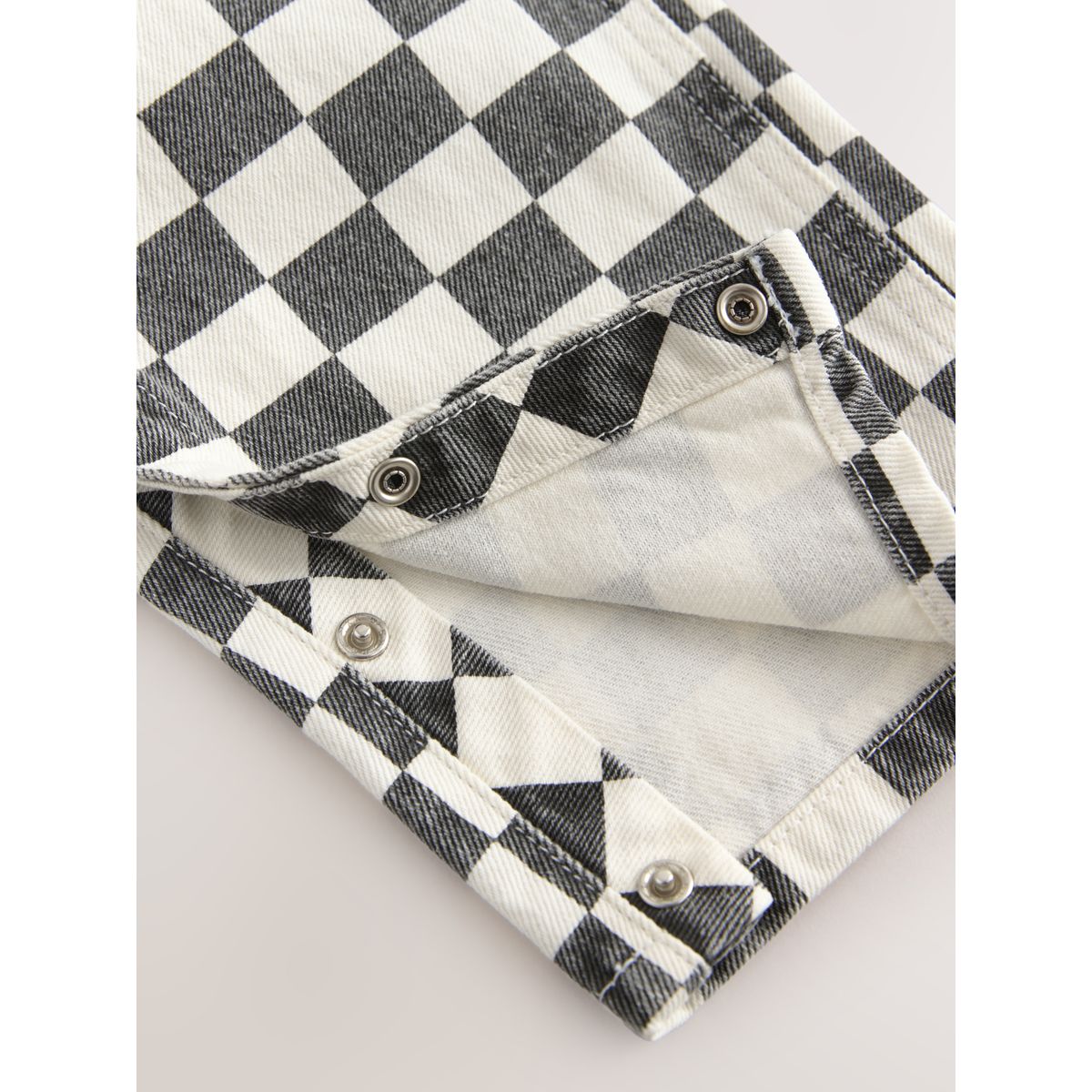 Salopette damier noir/blanc, NEXT