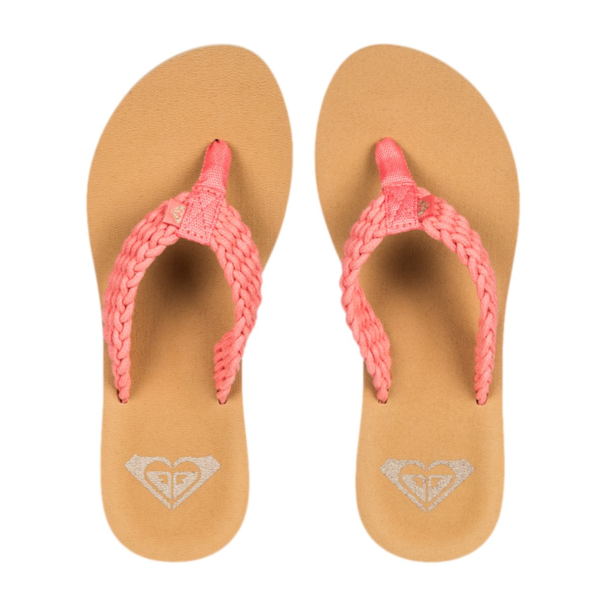 Tongs de plage PORTO. rose poppy, ROXY