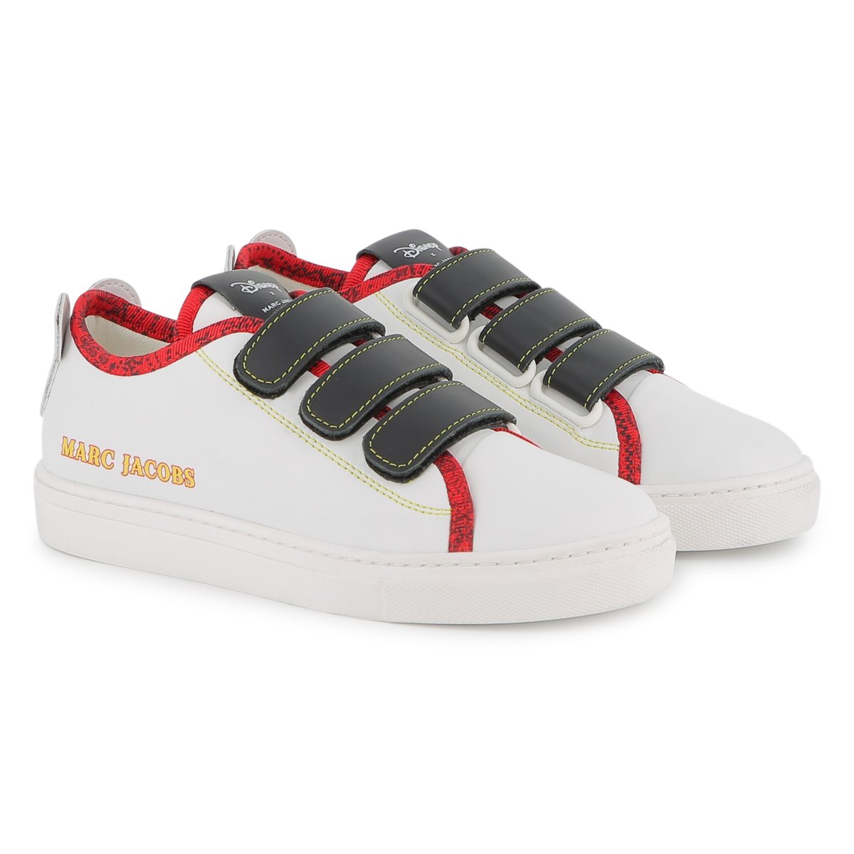 Baskets en cuir de vache blanc, MARC JACOBS