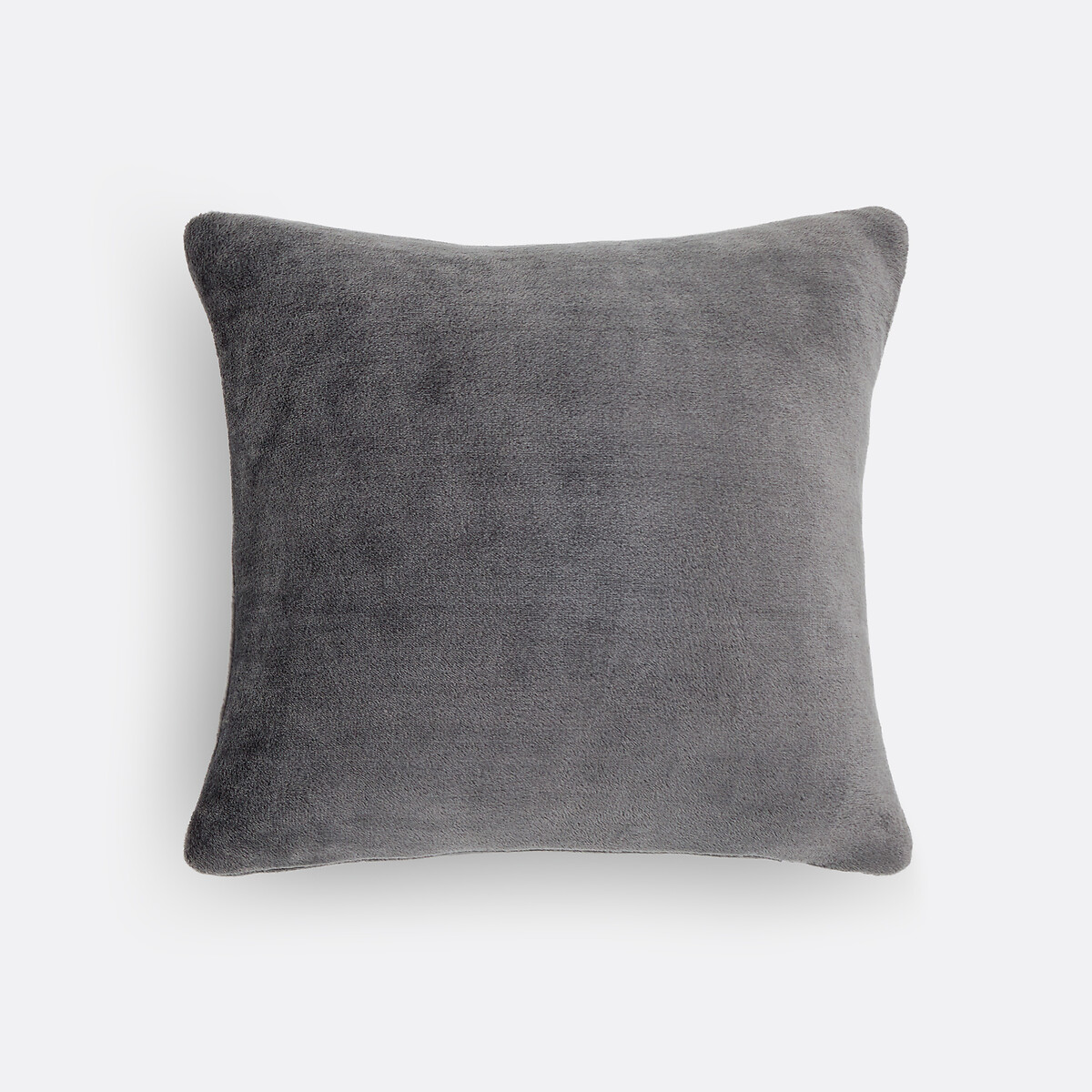 Housse de coussin polaire 40x40 cm, Maxine anthracite, LA REDOUTE INTERIEURS