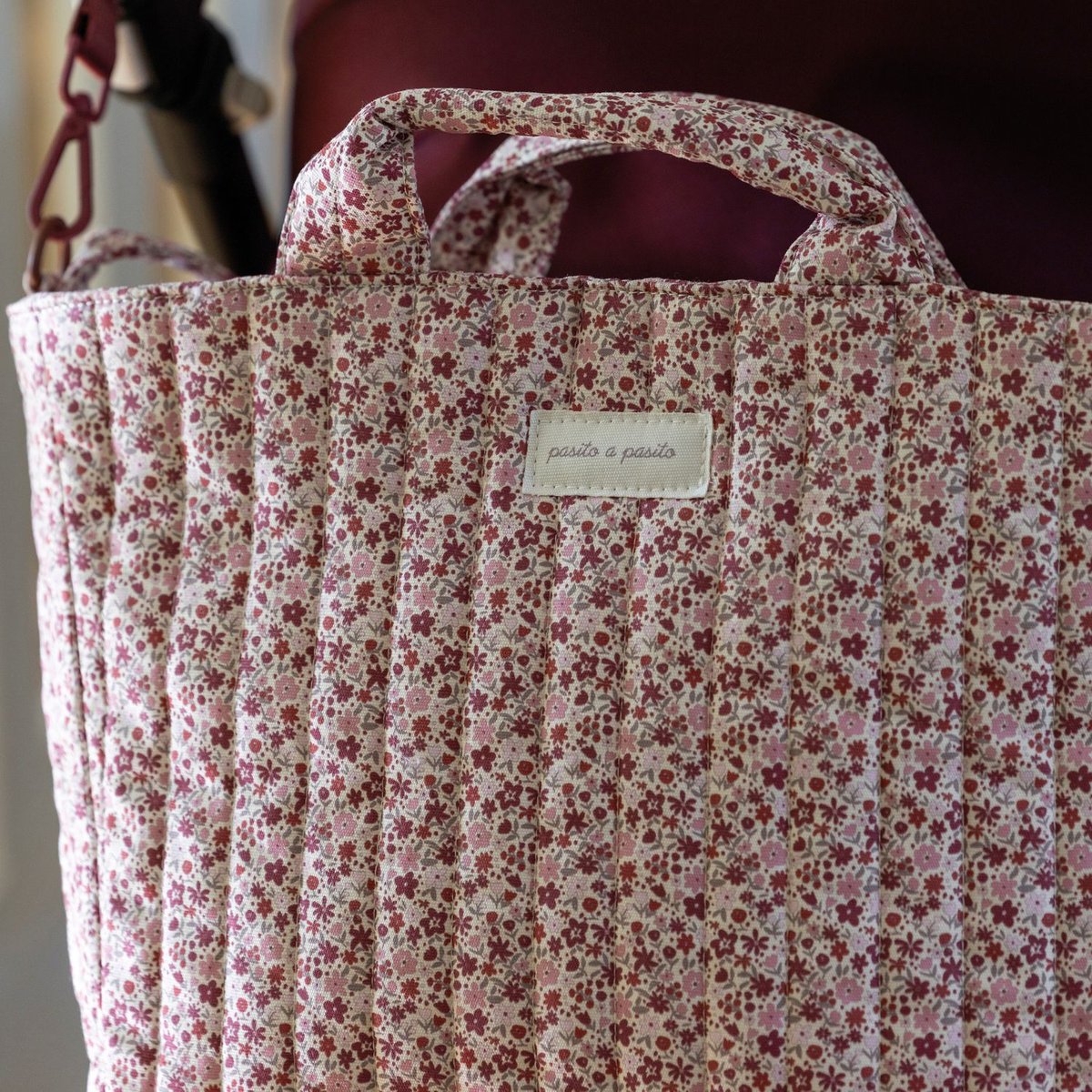 Sac à langer Cherry Fleurs cerise, PASITO A PASITO
