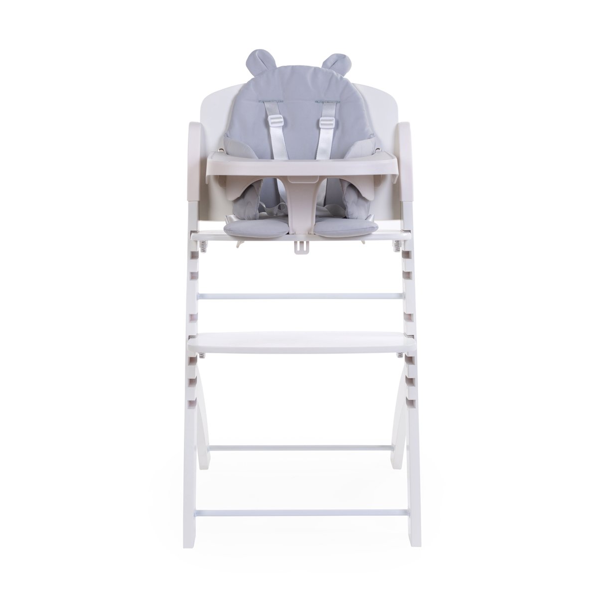 Coussin chaise haute déperlant gris, CHILDHOME