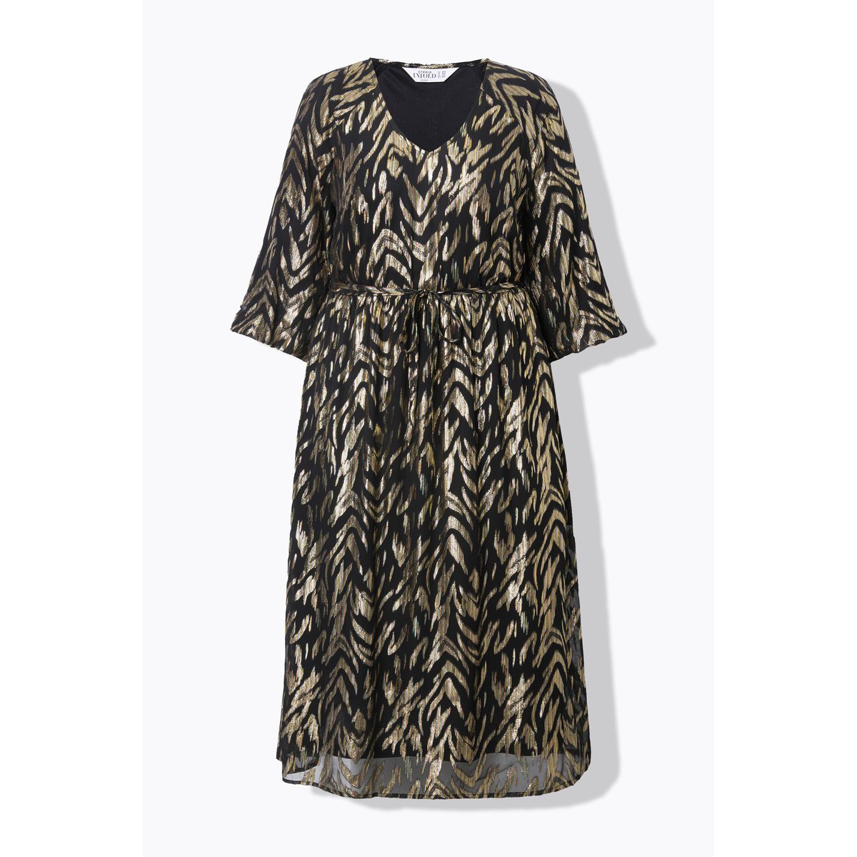 Robe maxi coupe trapèze noir, STUDIO UNTOLD