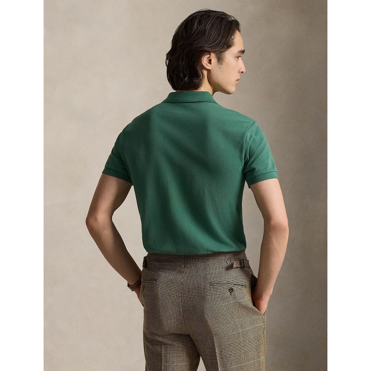 Polo iconique en coton piqué vert, POLO RALPH LAUREN