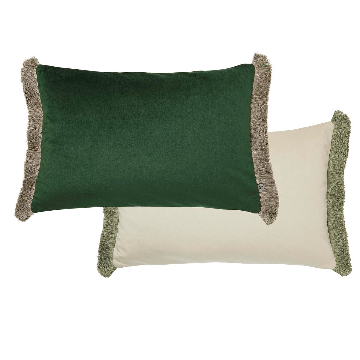 Coussin Opulence vert, beige, GRAHAM ET BROWN
