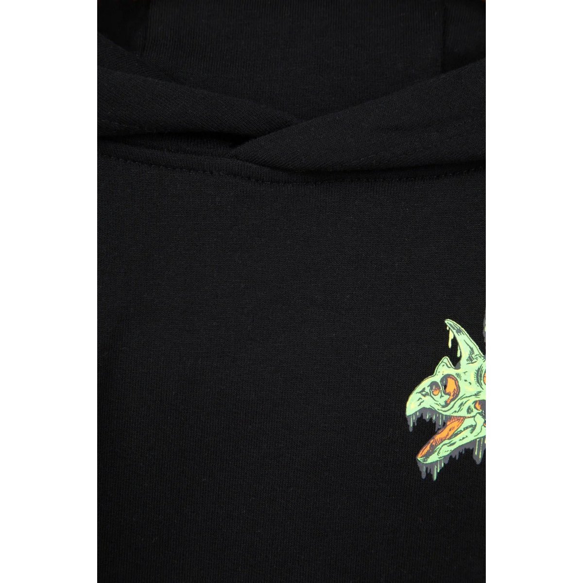 Sweat à capuche motif/style dinosaure dégoulinant noir, MOUNTAIN WAREHOUSE