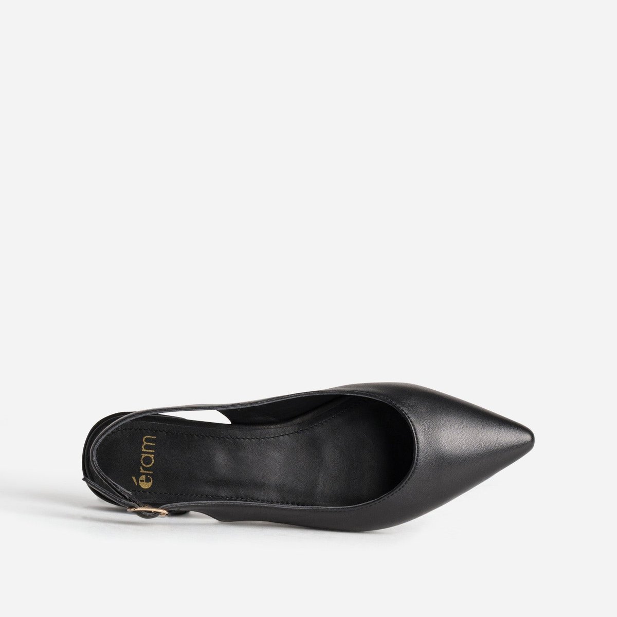 Ballerine en cuir BEDRA noir, ERAM