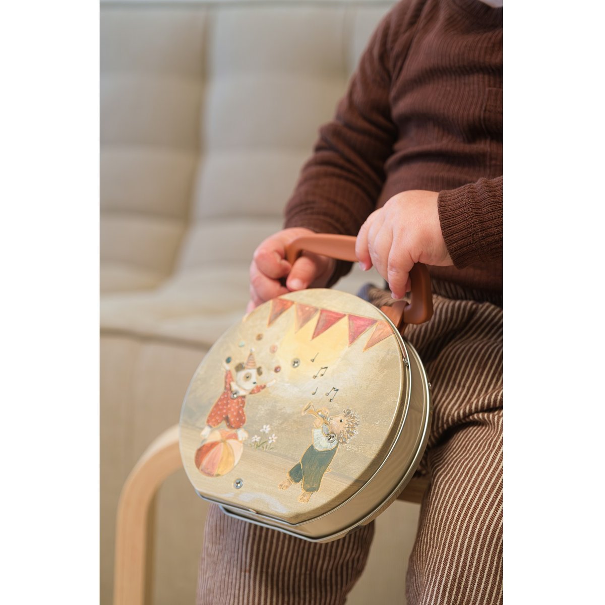 Boite à musique en métal Forêt magique beige, EGMONT TOYS