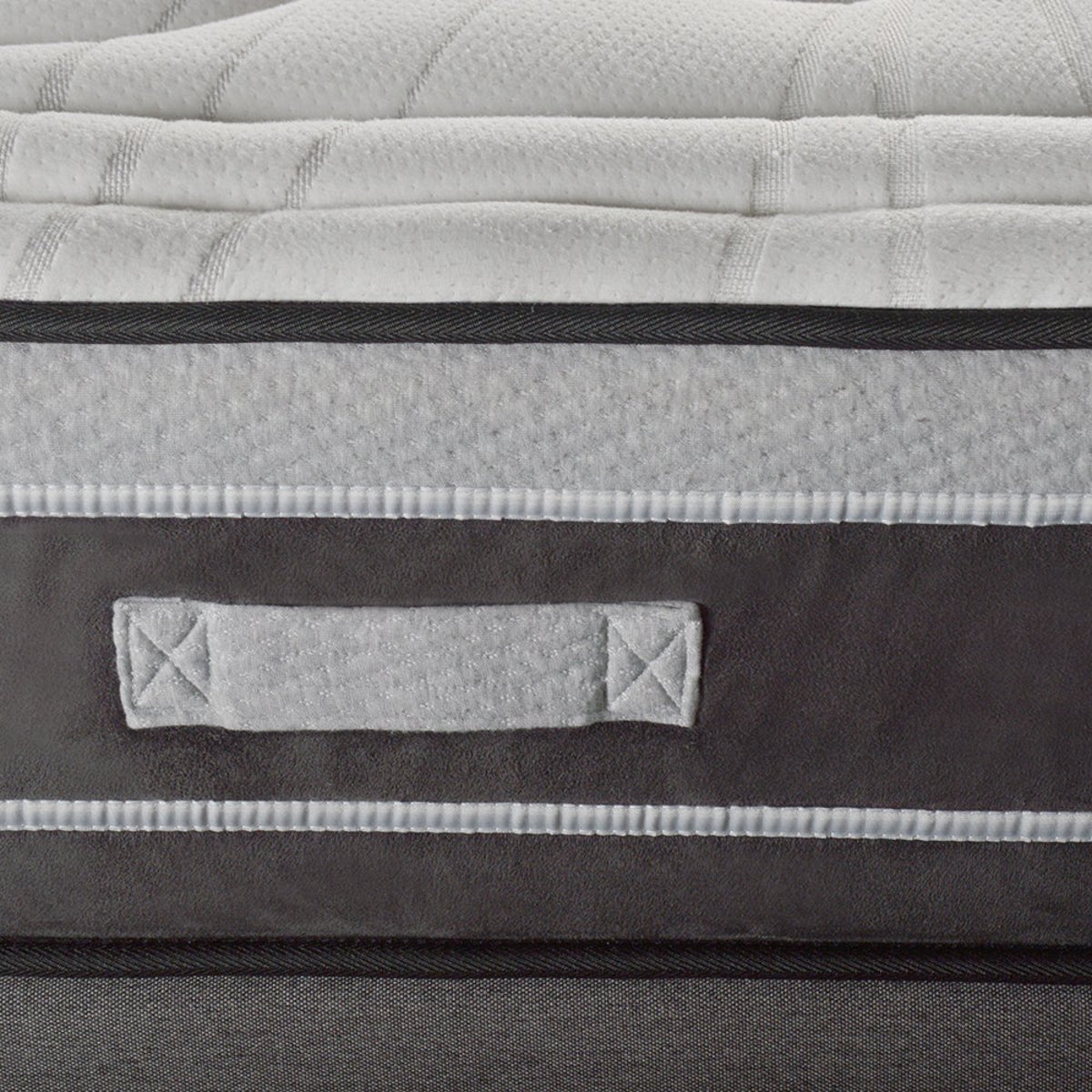 Matelas Hybride 28 cm ELEGANCE - HYPSOM blanc, BELLECOUR
