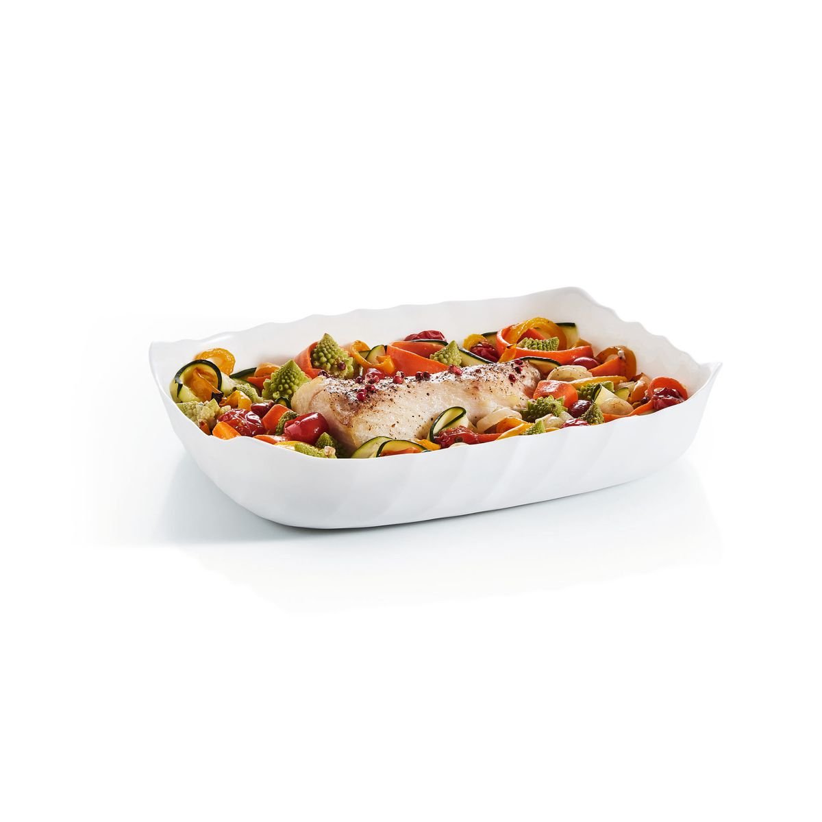 Plat de cuisson 29cm-SMART CUISINE TRIANON blanc, LUMINARC