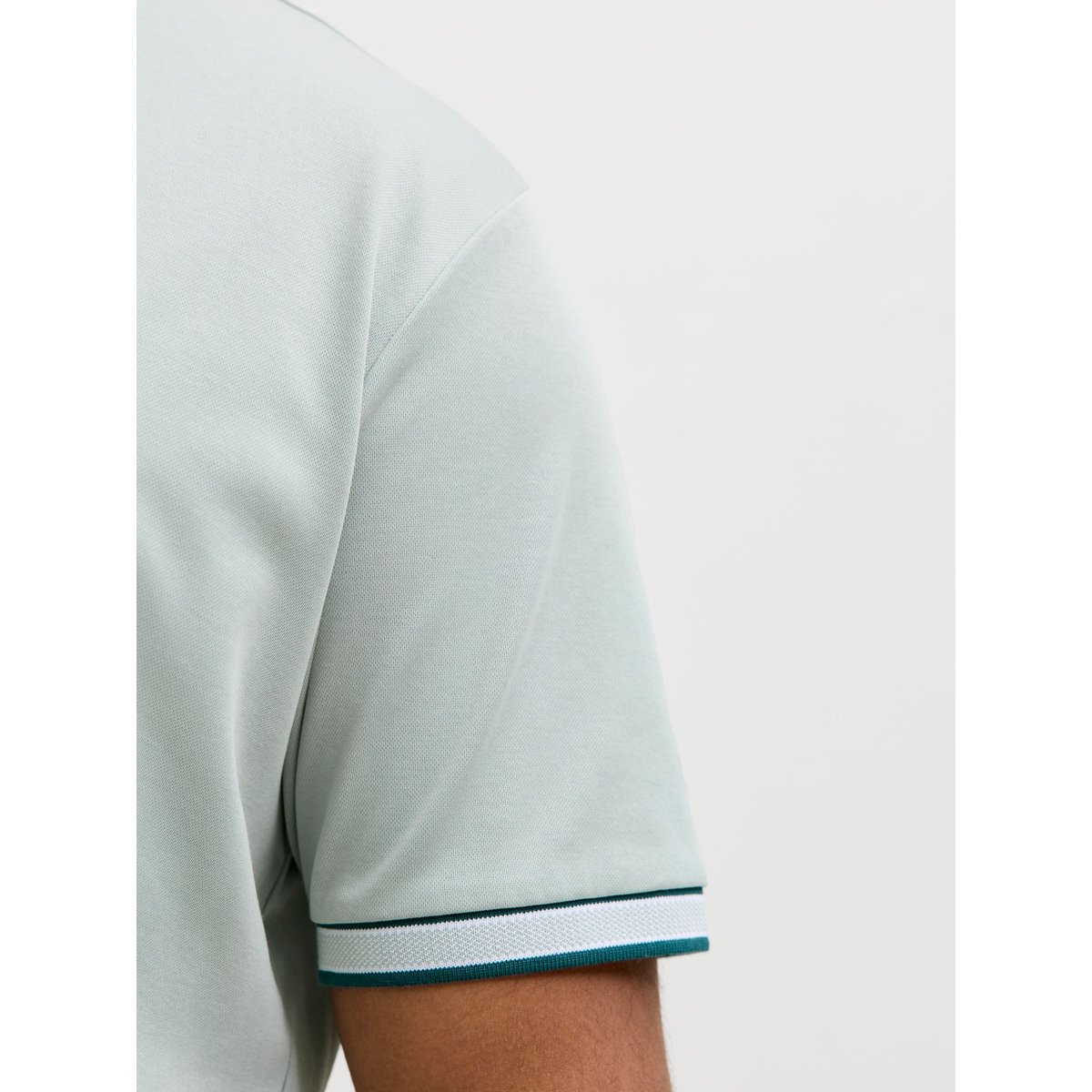 Polo turquiose - aqua gray 1, JACK & JONES