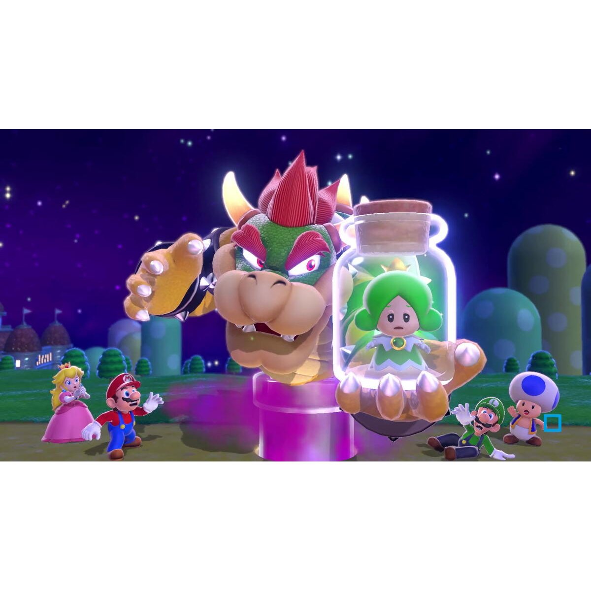 Jeu Switch Super Mario 3D World+Bowser's Fury couleur unique, NINTENDO