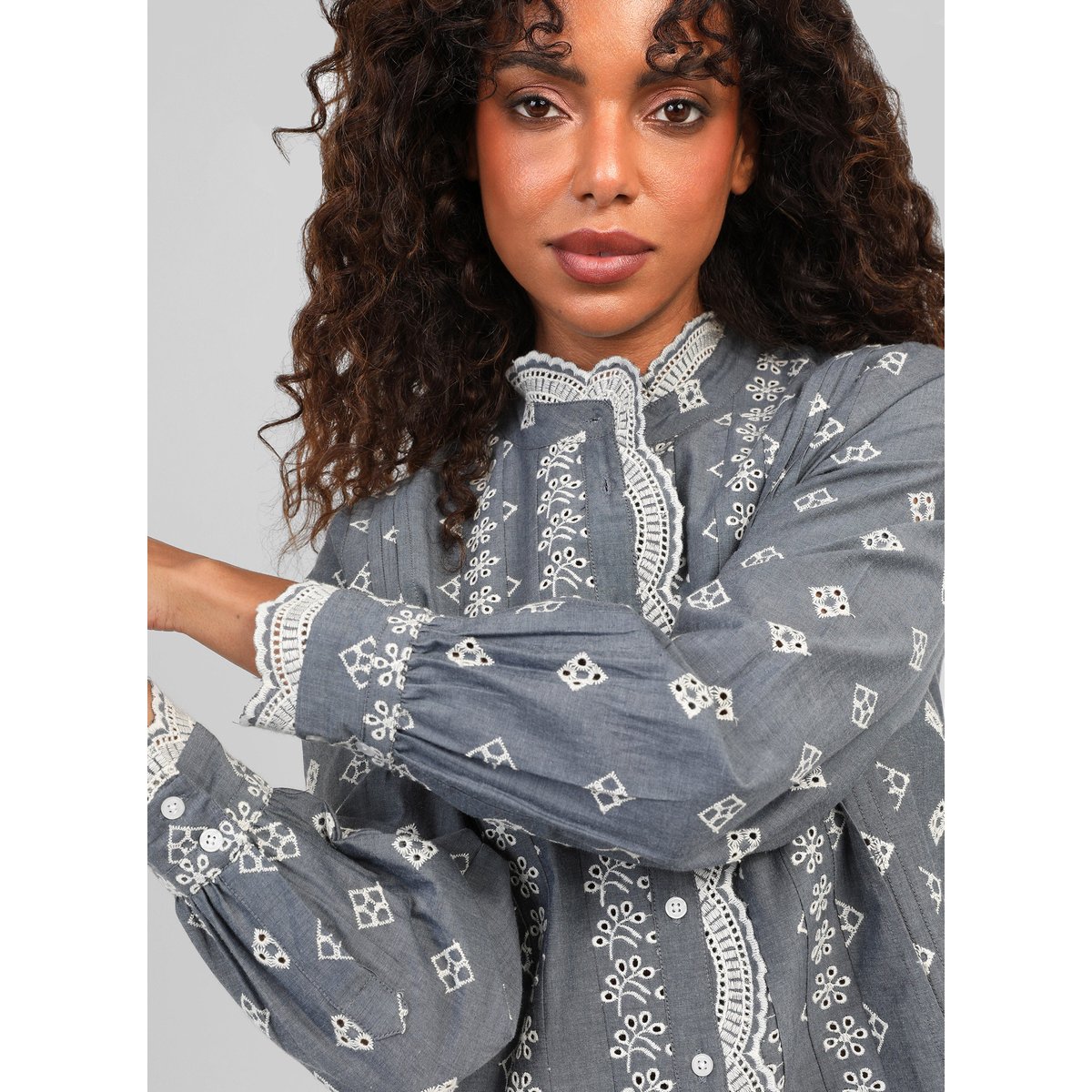 Chemise SADINELA chambray, AN'GE