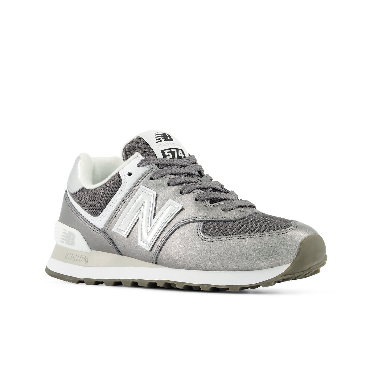 Sneakers 574 grigio argentato, NEW BALANCE