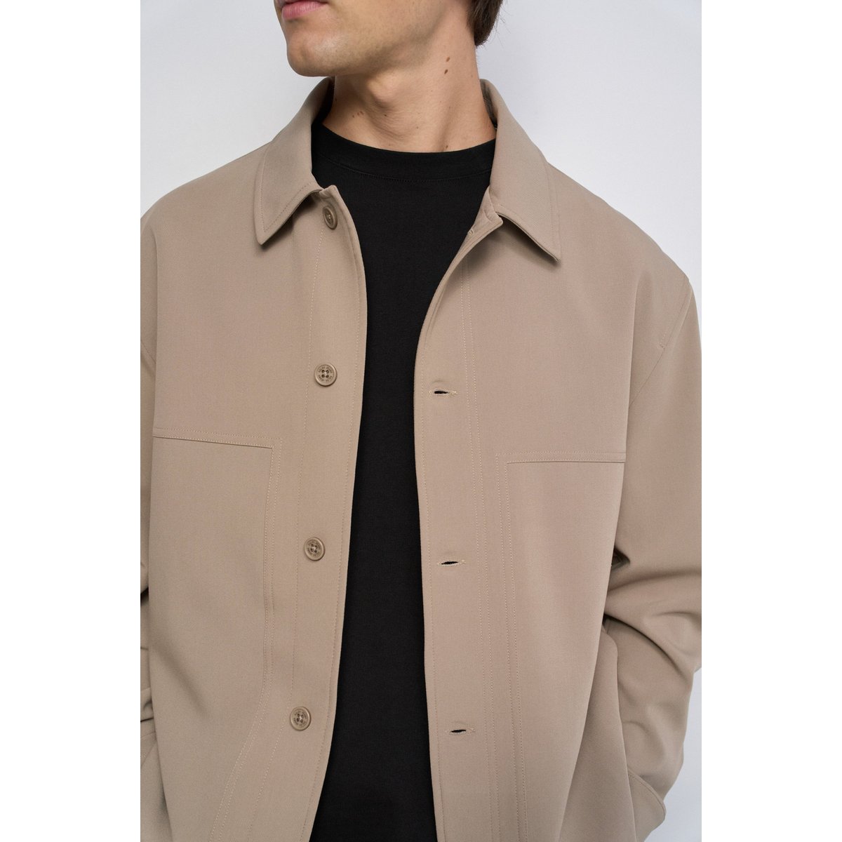 SURCHEMISE RELAXED FIT beige, SALSA JEANS