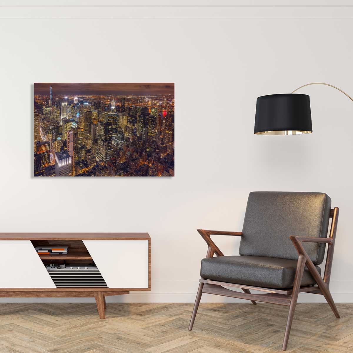 Tableau deco Night Life tableau alu dibond, HEXOA