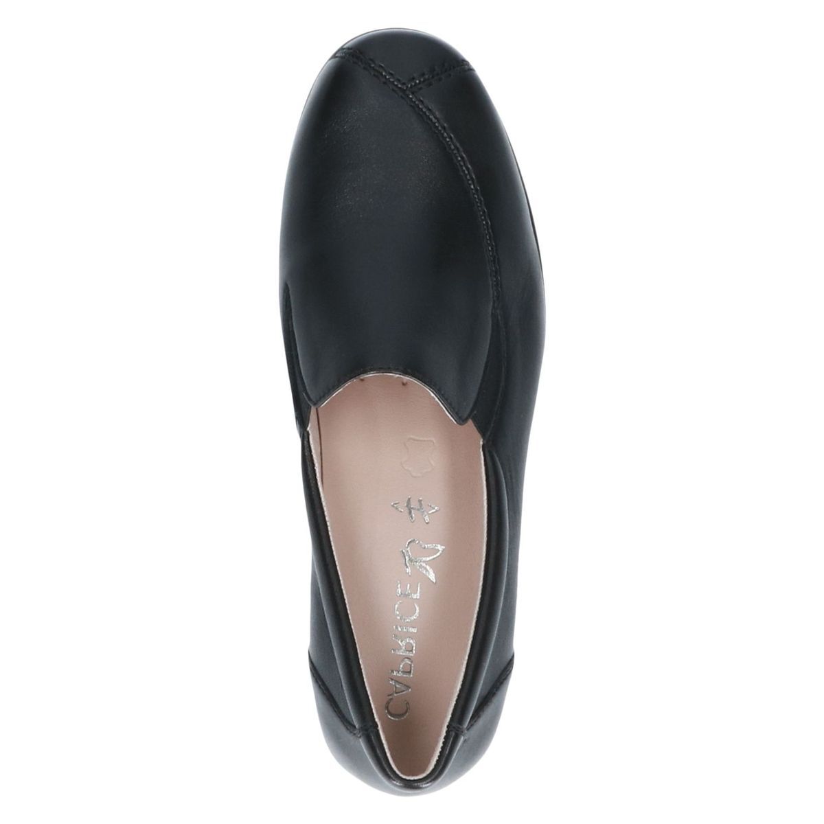 Slipper en cuir noir nappa, CAPRICE