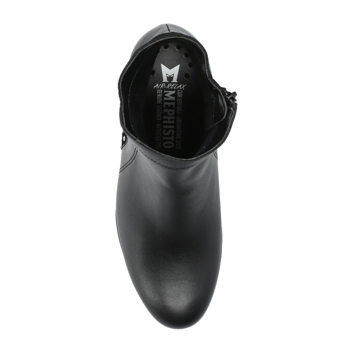 Bottines en cuir FERGY noir 5148, MEPHISTO