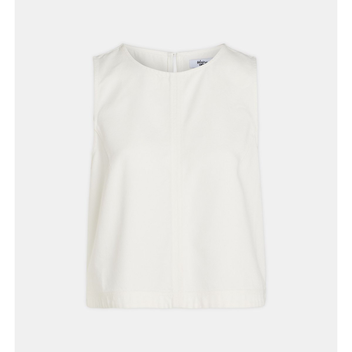 Top corfou sans manches écru, GALERIES LAFAYETTE