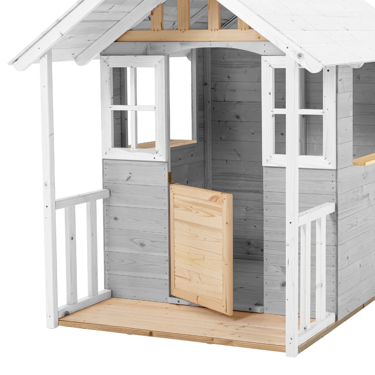 Maisonnette modulable PERCE-NEIGE gris - blanc - marron, TP TOYS